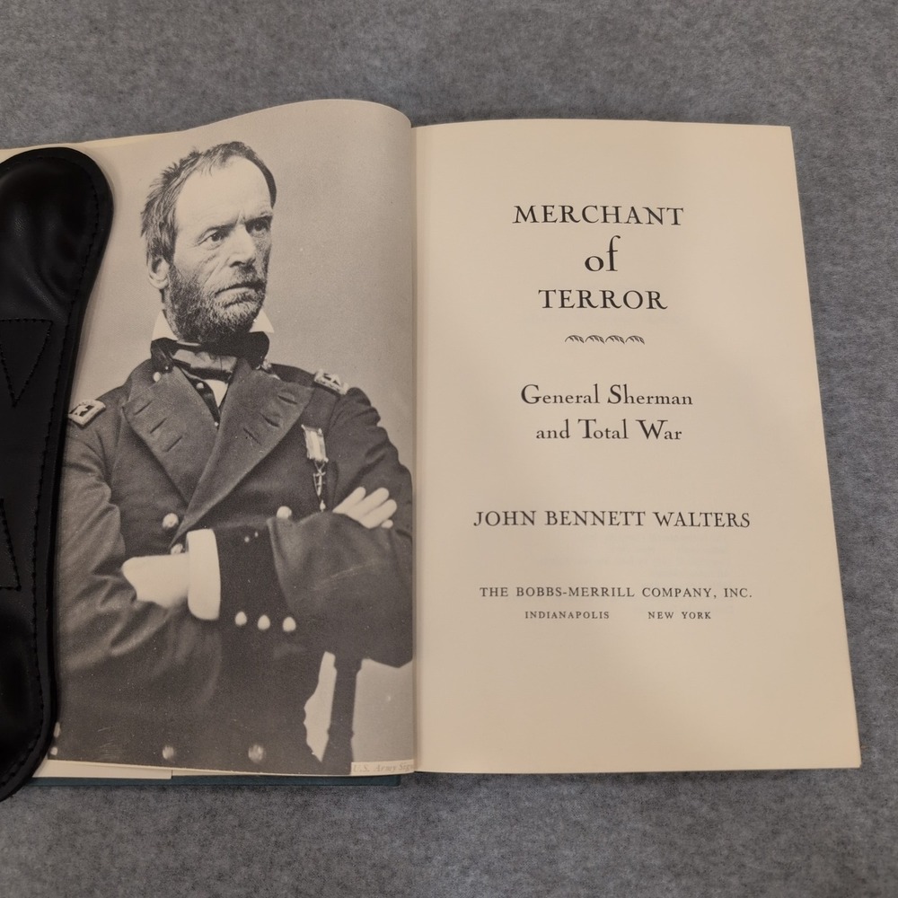 Merchant of Terror General Sherman and Total War John B Walters Signed 1973 - Picture 3 of 8